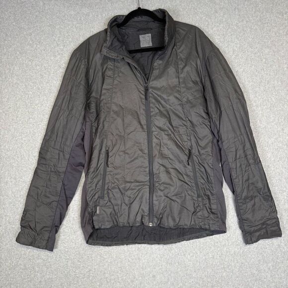 Icebreaker Men's Size Large Pure Merino Wool Black Full Zip Up Jacket Coat - Picture 1 of 6